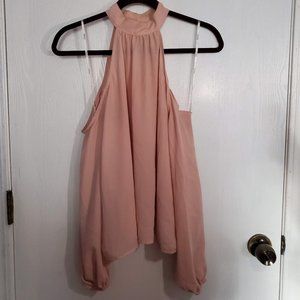 Shoulder Cutout Blouse